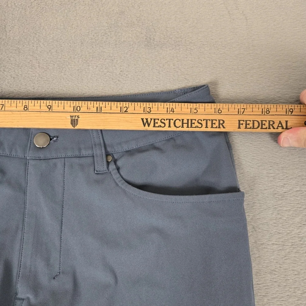 Lululemon ABC Classic-Fit Pants Mens 30x31 Warpstreme Chino Work Blue M5967S